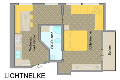 Appartamento Lichtnelke - Pianta